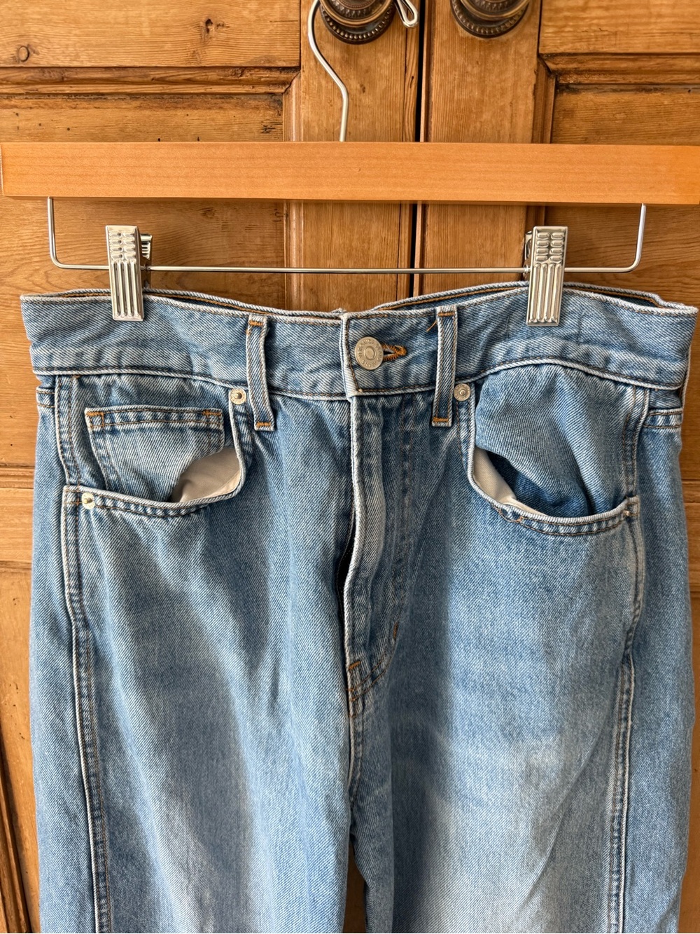 Veronica Beard Light Blue Boot Cut Jeans